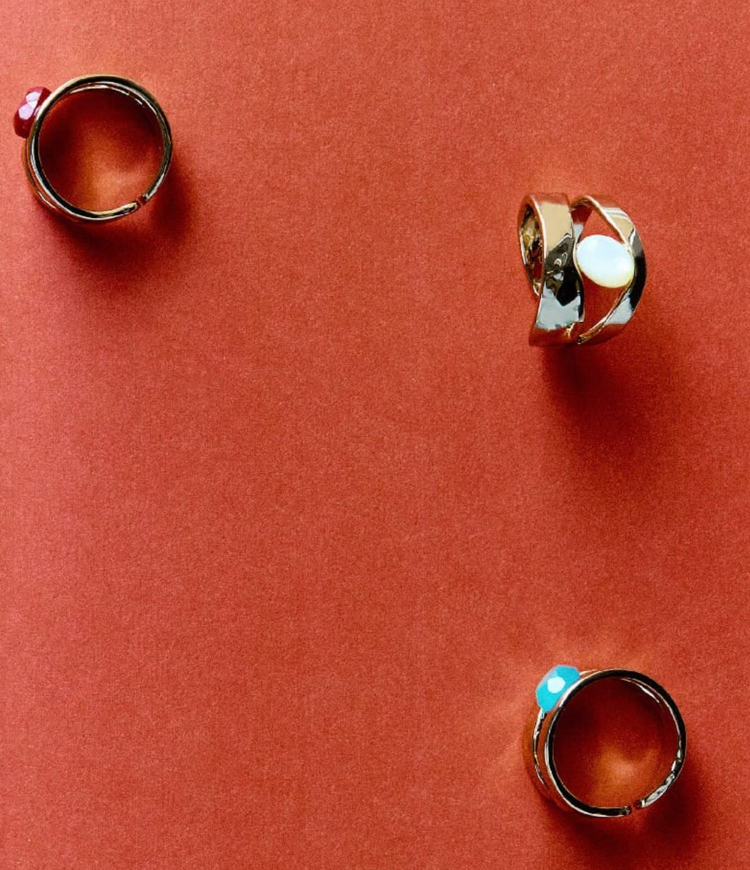 ANILLO ILLETA CON ÁGATA TURQUESA