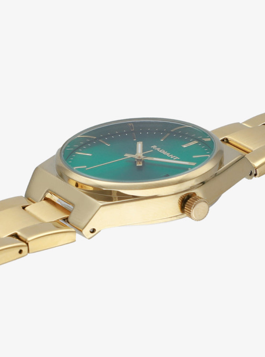 Reloj Mujer AirMini Verde/Dorado