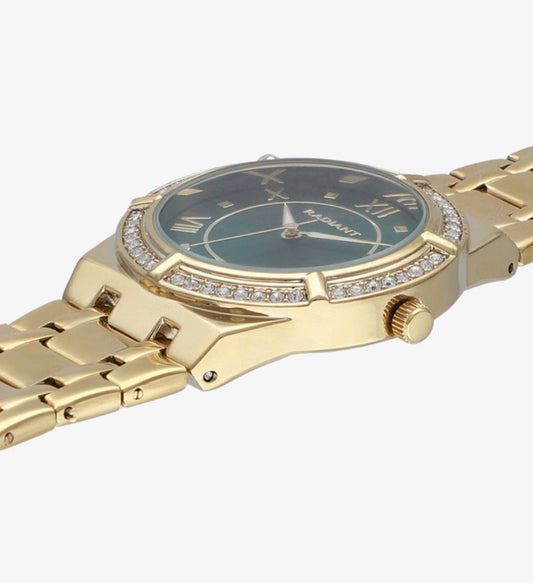 Reloj Mujer Victoria Verde/Dorado