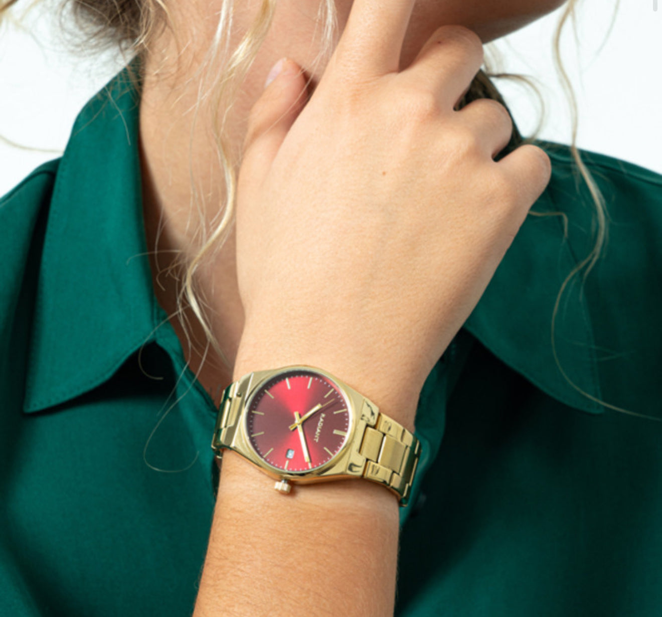 Reloj Mujer AirMini Granate/Dorado