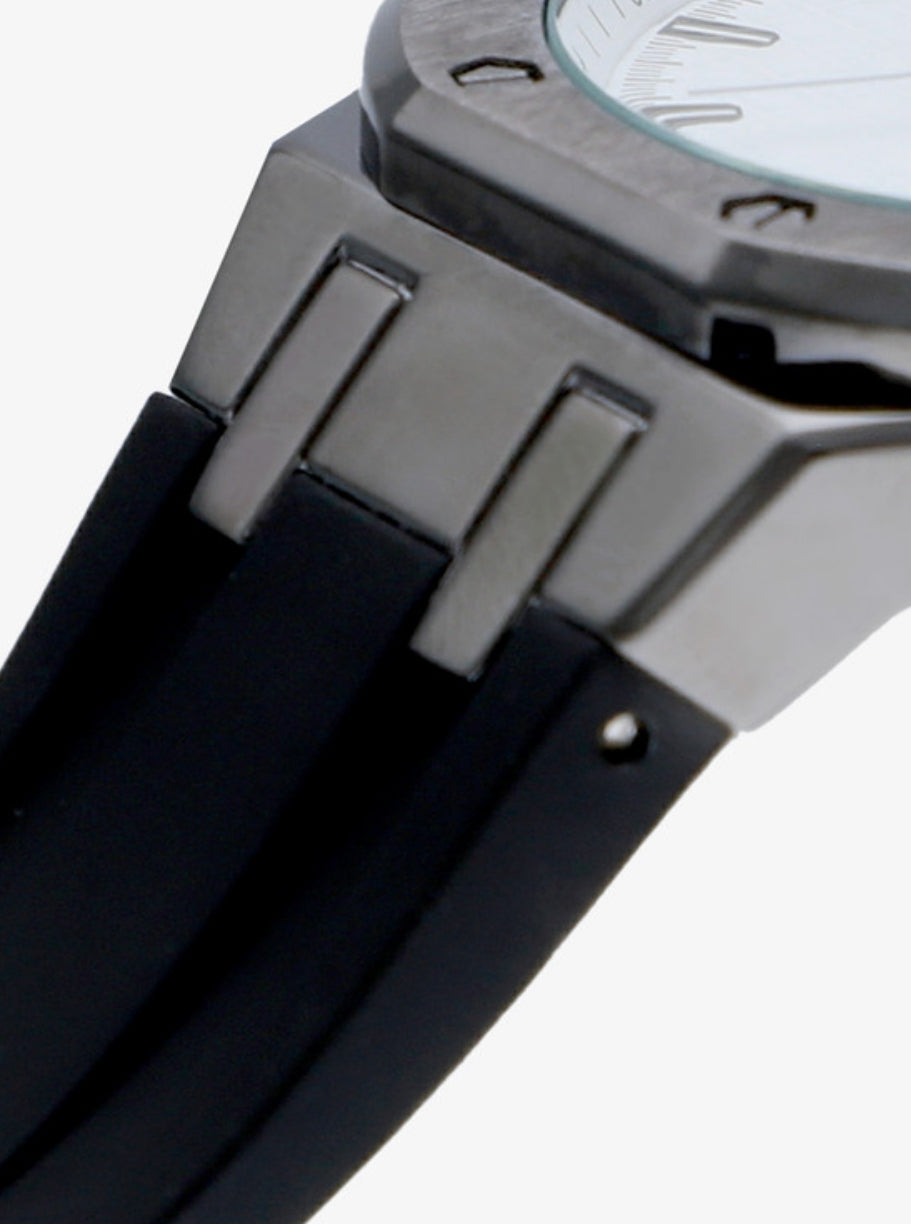 Reloj Hombre Leonardo Blanco/Negro Sili