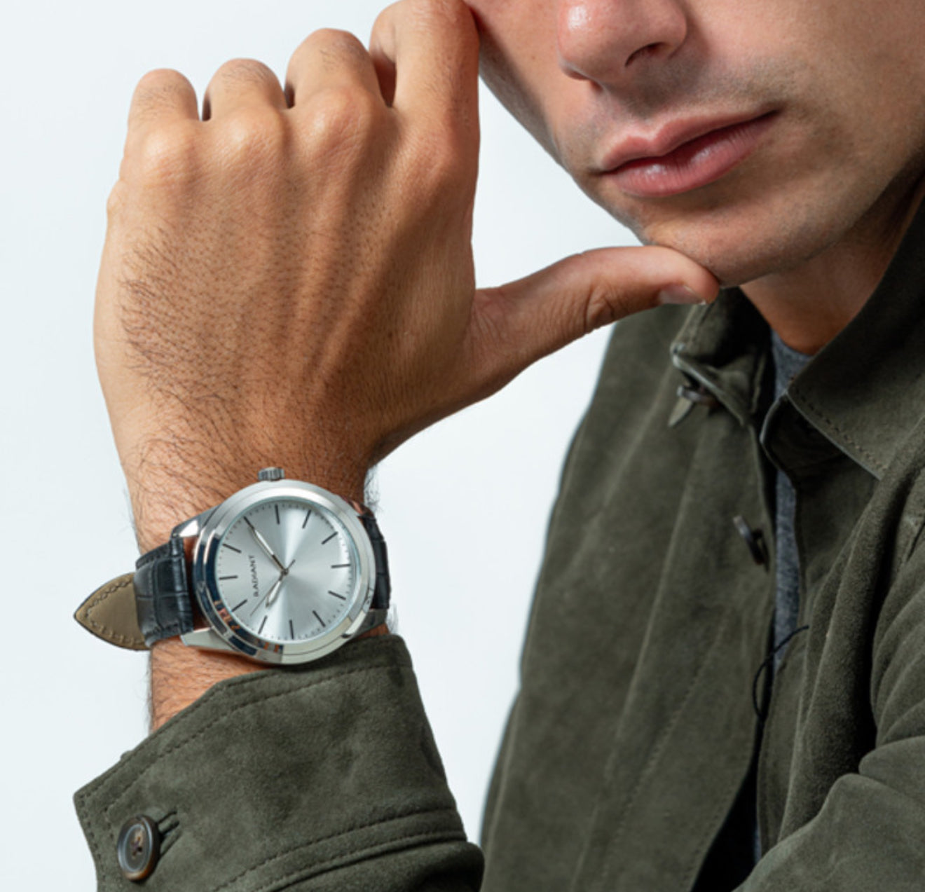Reloj Hombre Harry Blanco/Negro