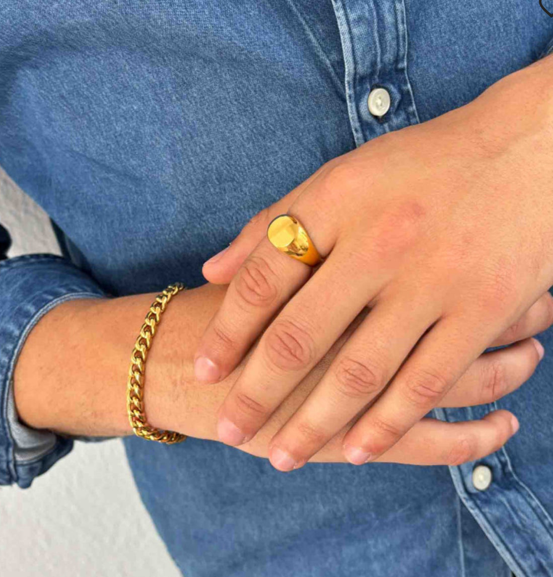 Anillo Hombre Ruiz Sello Oro 26