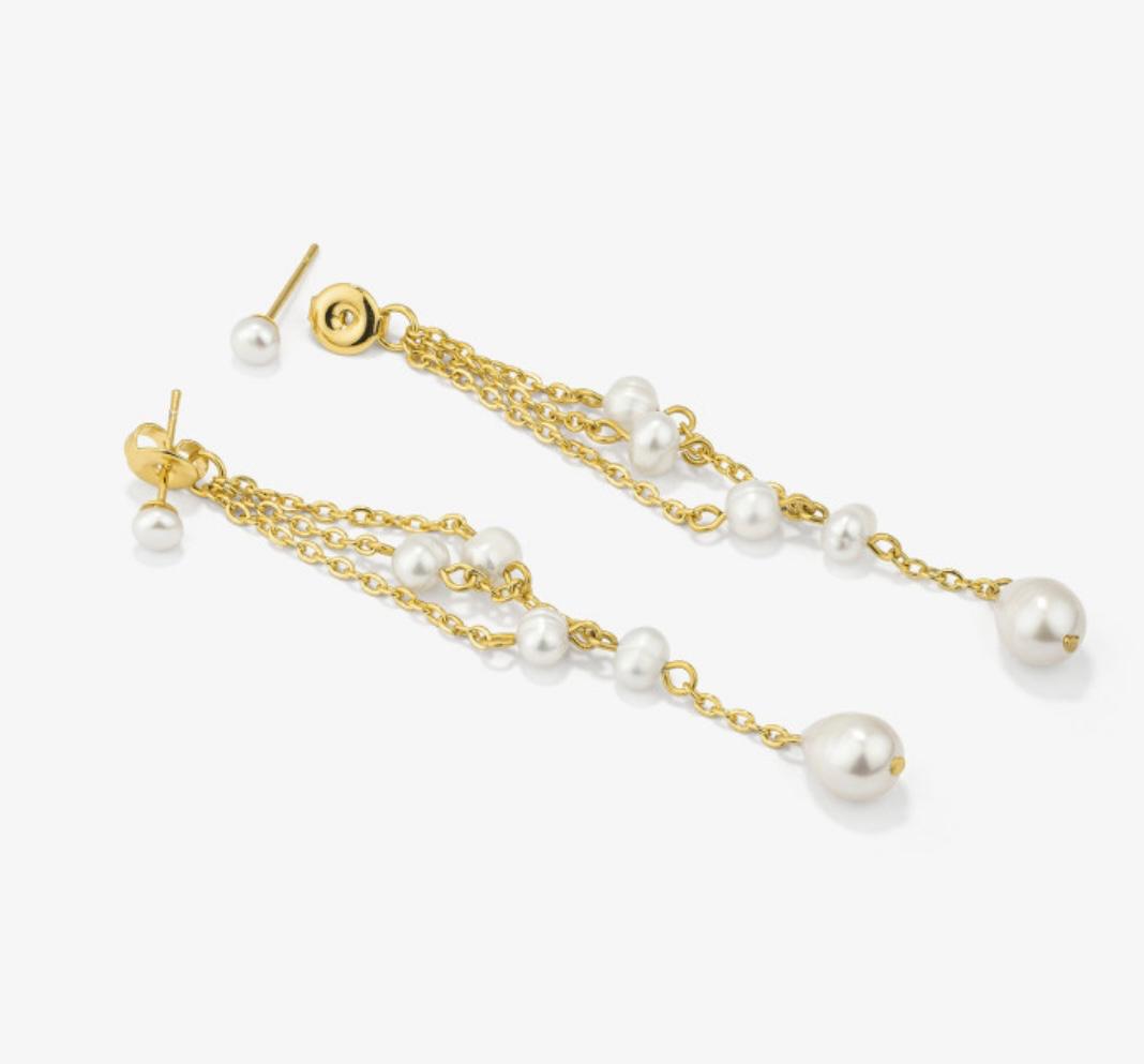 Pendientes Mujer Bridgerton Pearl Oro