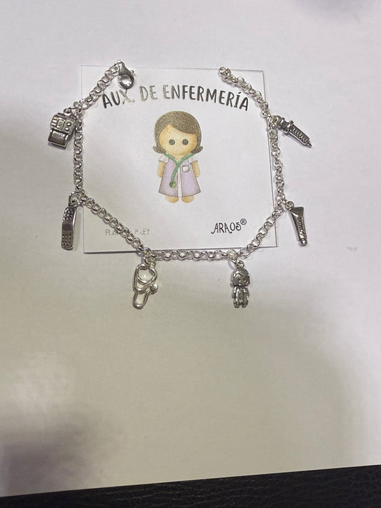 Pulsera profesiones Auxiliar Enfermería