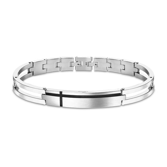 PULSERA LOTUS STYLE MEN IN BLACK LS1969-2/1 ACERO, HOMBRE