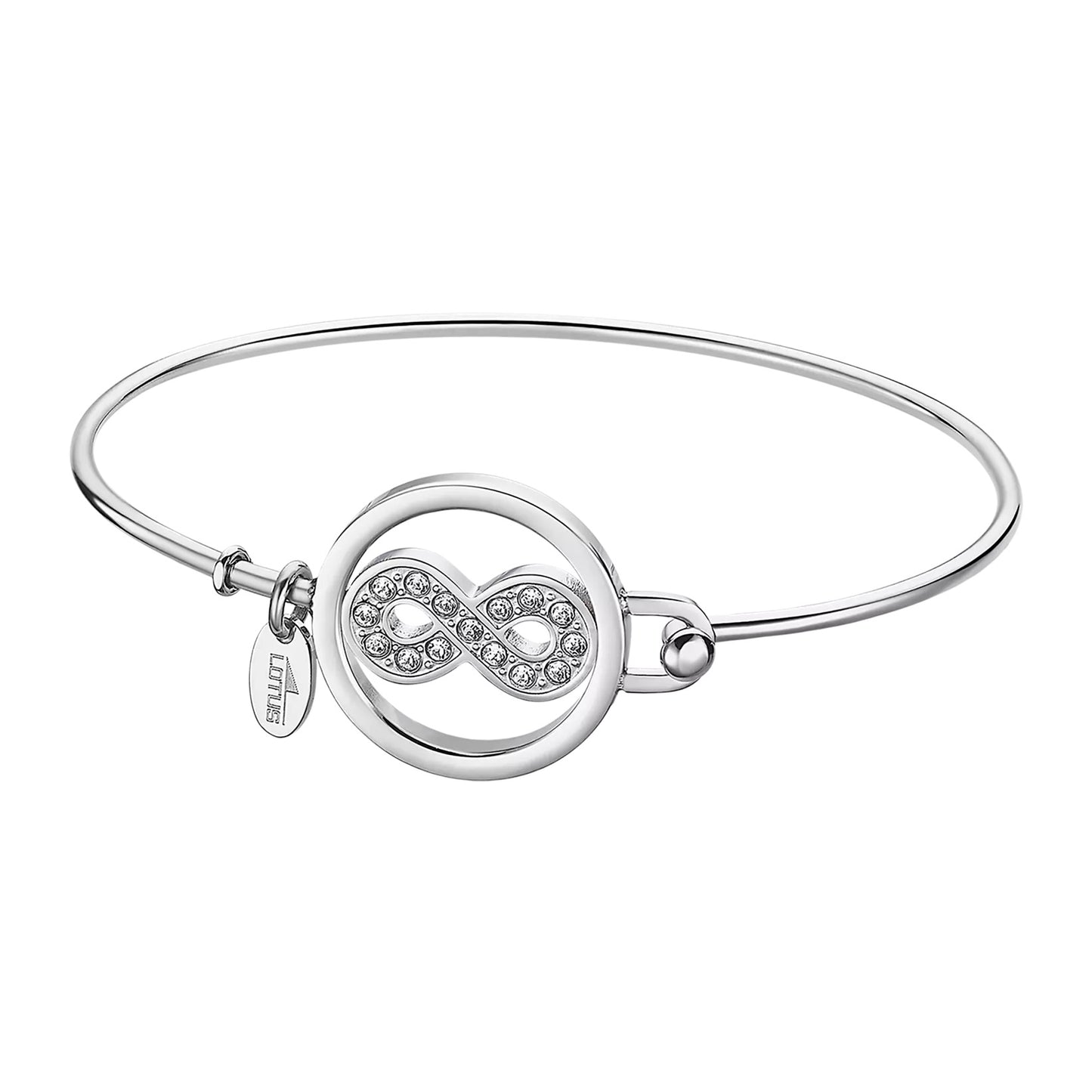 PULSERA INFINITO LOTUS STYLE MILLENNIAL LS2014-2/5 ACERO, MUJER