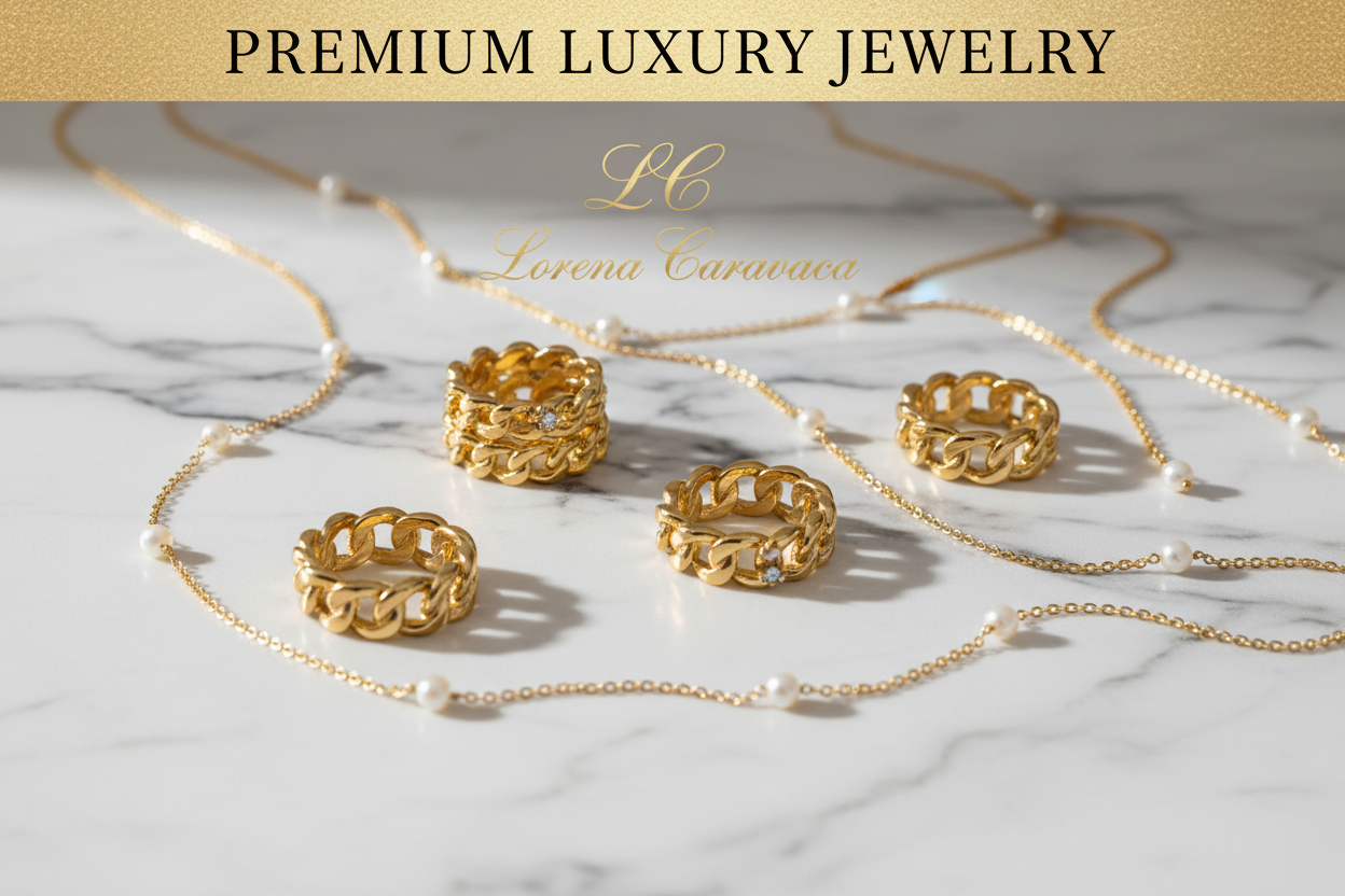 Anillos y collares Lorena Caravaca
