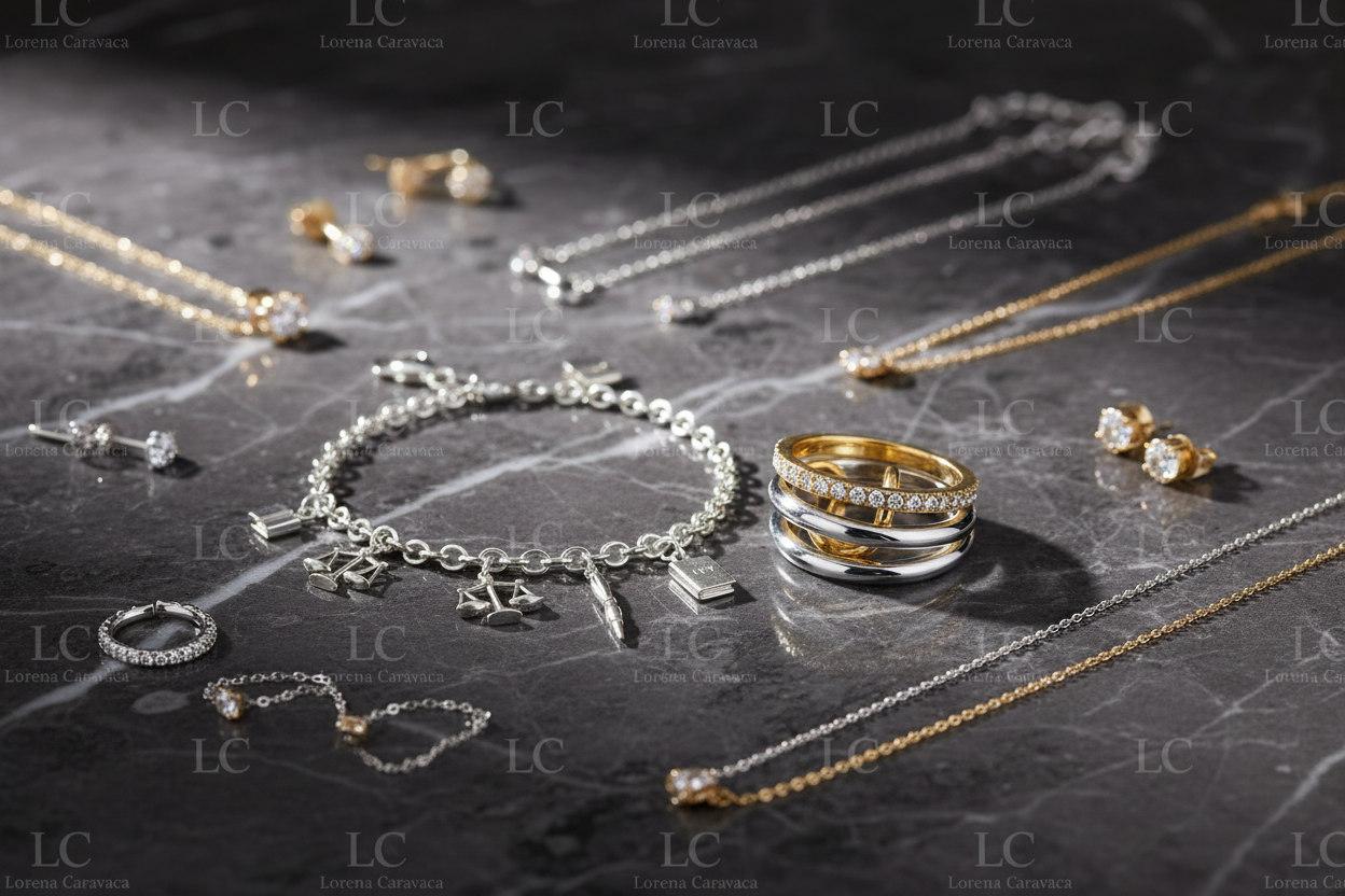 Joyas plata y oro Lorena Caravaca