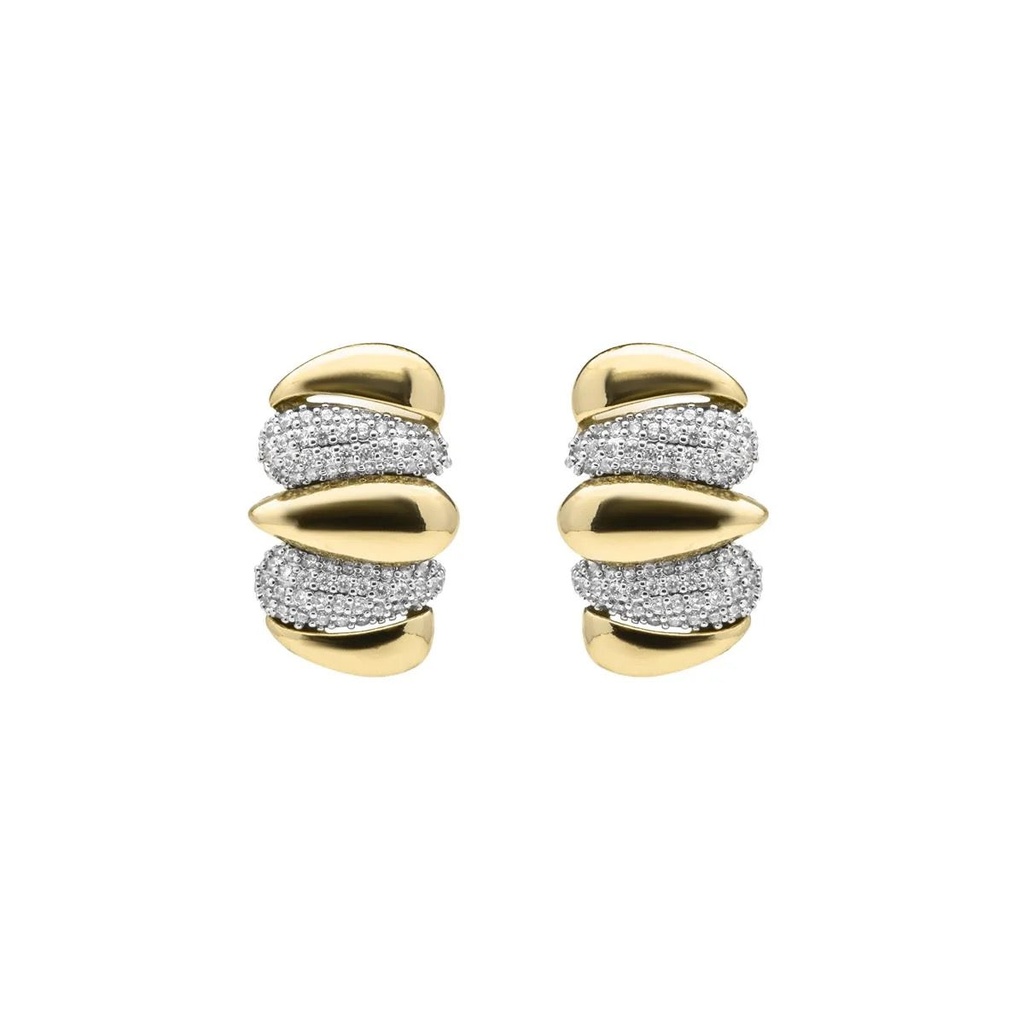 [SGEU3040000] PENDIENTES DE CIRCONITA BRILLANTE ACABADO EN ORO AMARILLO 18K - CATMI LUXENTER