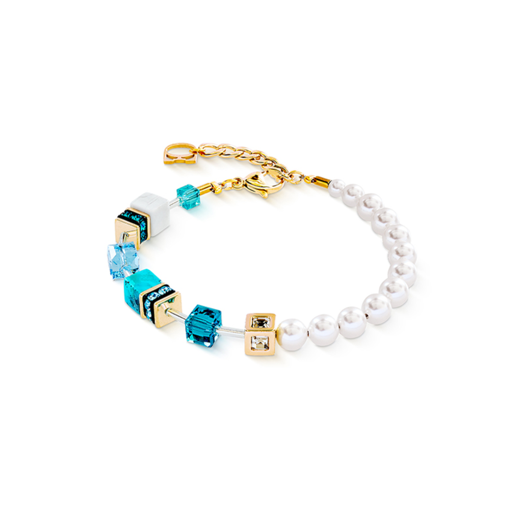 [5086-30-0616] Turquoise Gold Bracelet Turquoise, Howli