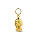 Charm de acero 316 chapado 18 kt pez waterproof 18.6 mm